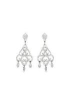  Accented Chandelier Earrings