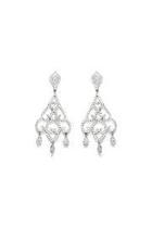  Accented Chandelier Earrings