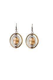  Two Tone Orbit Earrings