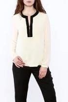  Soiree Contrast Blouse