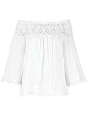 Crochet Off-shoulder Blouse