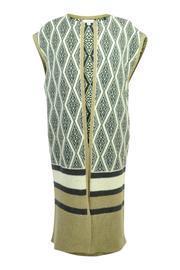  Long Jacquard Vest