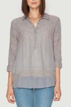  Filigree Embroidered Blouse