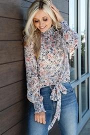  Smocked Neck Top