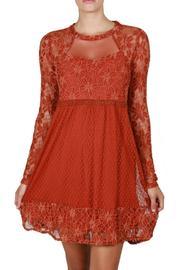  Rust Lace Dress