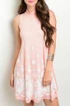  Peach Swing Dress