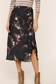  Rouched Floral Skirt