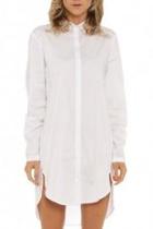  White Shirt Dress