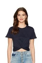  Tie-front Cropped Tee
