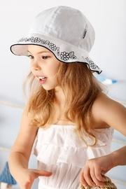  Summer Hat Navy Flowers