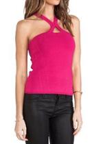  Racerneck Knit Top