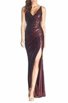  Ruched Sequin Mermaid Dress