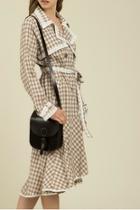  Gingham Coat Dress
