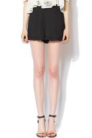 Jarlo Black Ruffle Shorts
