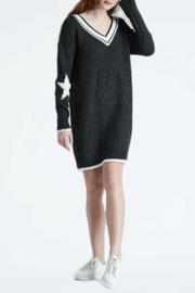  Star Jacquard Sweater Dress