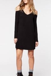  Black V Shift Dress