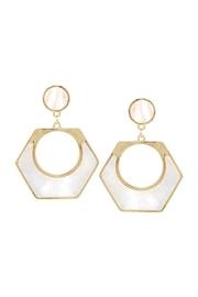  Hexagon Acetate Hoops