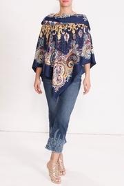  Paisley Scarf Poncho
