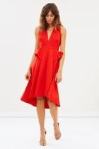  Peplum Hi-low Dress