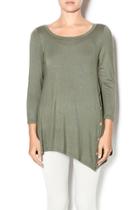  Olive Button Front Tunic