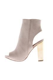  Gold Heel Open Bootie