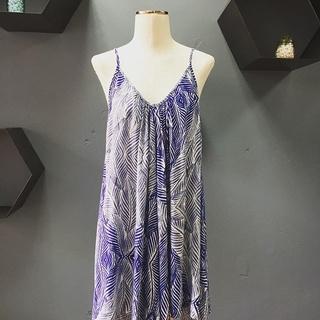  Printed Trapeze Dress