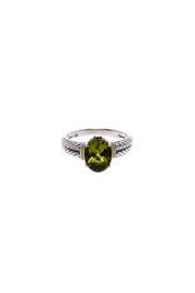  Oval Peridot Ring