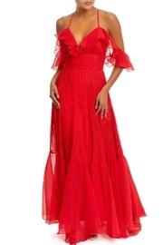  Ruffle Chiffon Dress