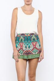  Ladder Neckline Top