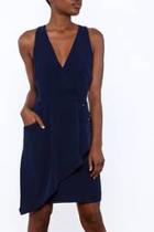  Sheath Dress With Draped Skirt