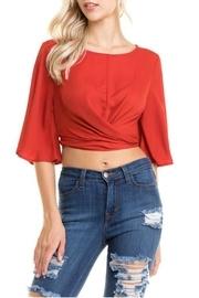  Rust Crossover Blouse