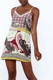  Artsy Printed Sleeveless Dress