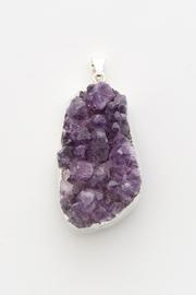  Amethyst Druzy Pendant