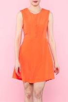  Mod Orange Dress