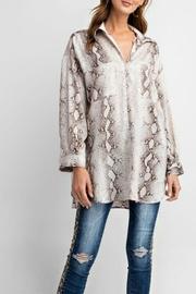  Snake Satin Tunic