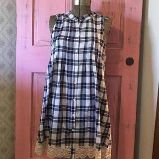  Checkered Lace Dress