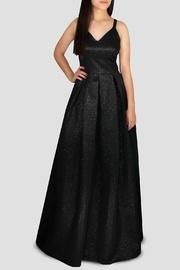  V-neck Bell Gown