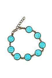  Blue Druzy Bracelet