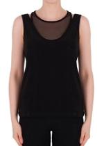  Black Mesh Tank
