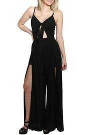  Sleeveless V Neck Jumpsuit