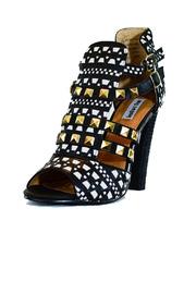  Black Studded Sandal