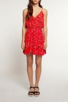  Floral Crossover Dress