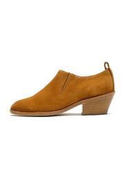 Suede Low-cut Bootie