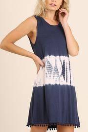  Sleeveless Tye Dye Dress