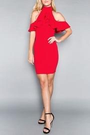  Cold-shoulder Cocktail Dress
