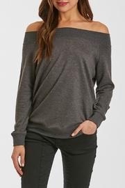  Mary Off Shoulder Sweatshirt