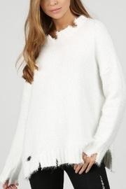  Distressed Eyelash Sweater