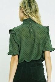  Swiss Dot Smocked Top