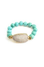 Turquoise Druzy Bracelet
