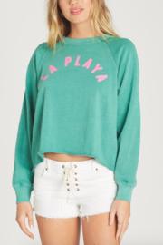  Shore Waves Cropped Sweatshirt